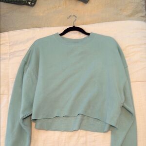 Wild Fable Mint Green Cropped Sweater